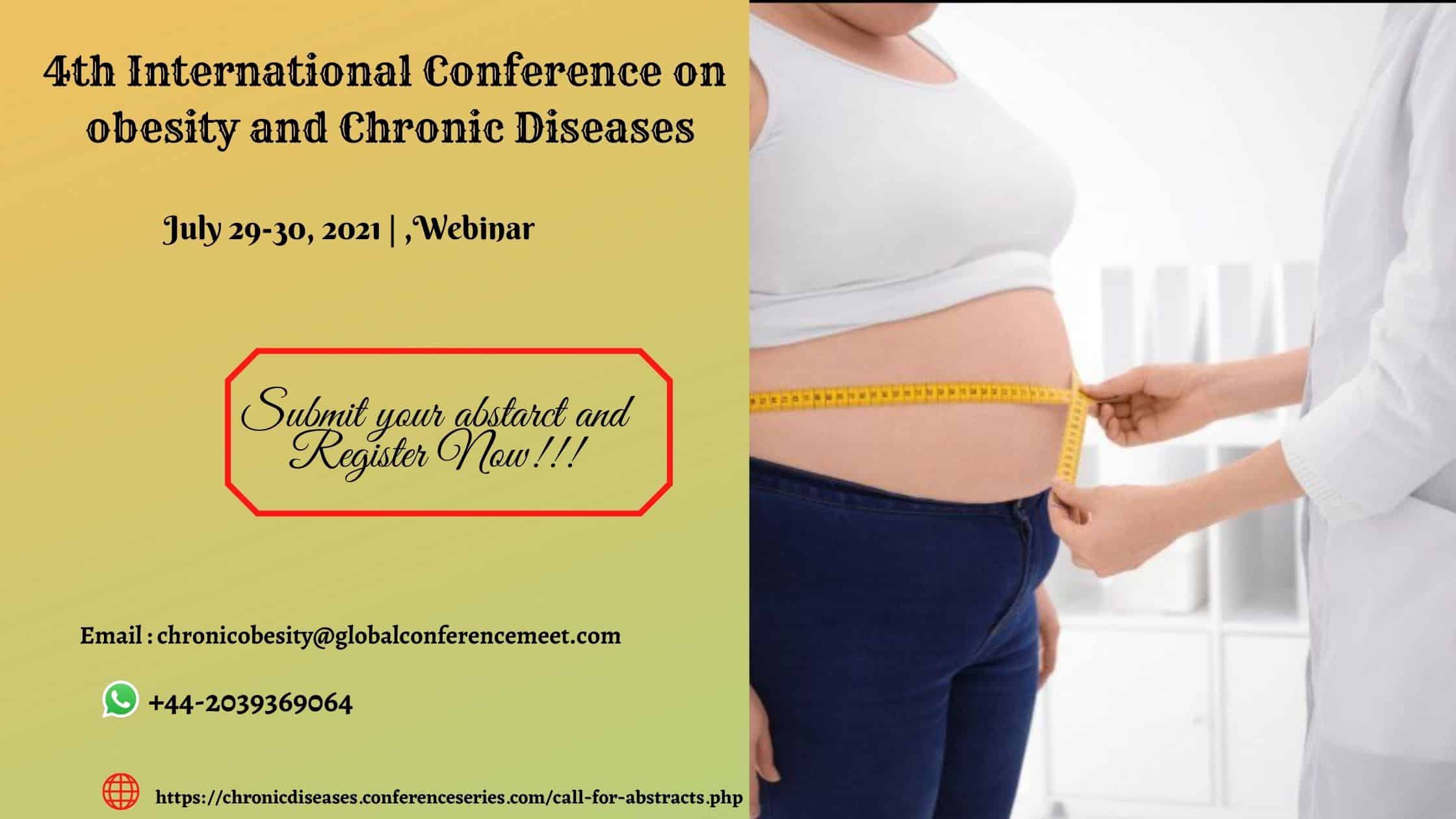 4th International Conference on Obesity and Chronic Diseases BC's